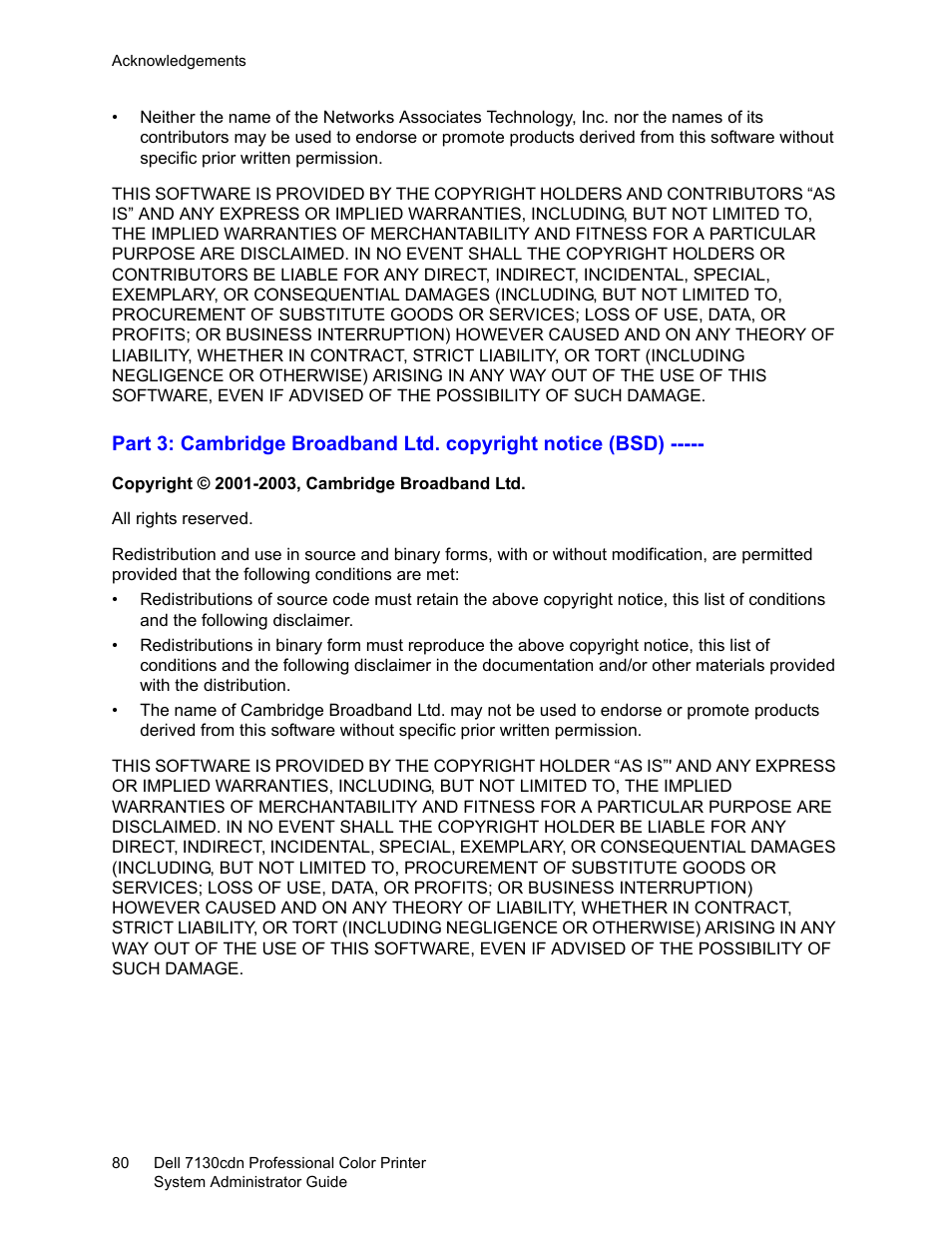 Dell 7130cdn Color Laser Printer User Manual | Page 80 / 116