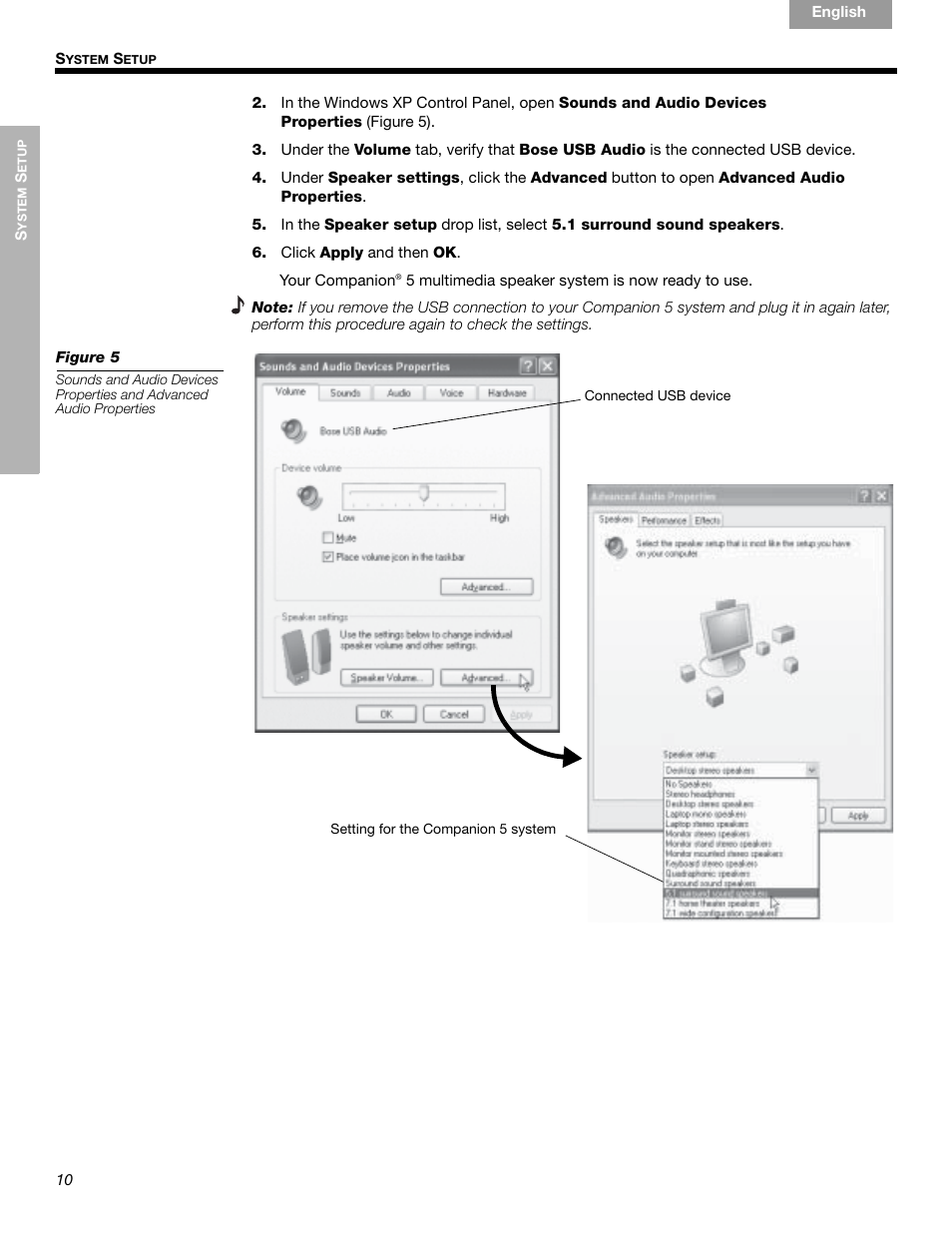 Bose Companion 5 User Manual | Page 12 / 56