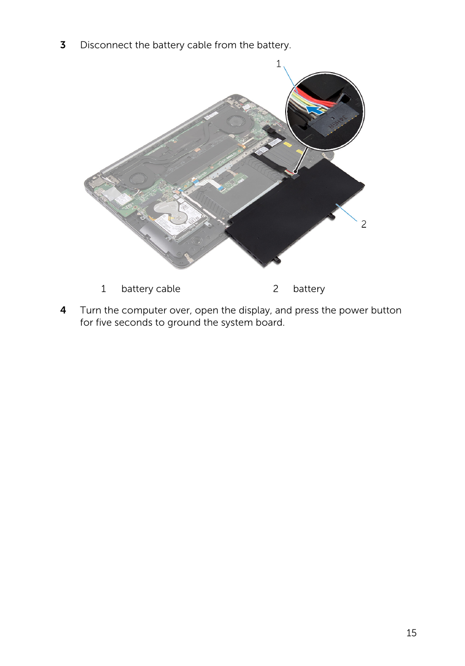 Dell Inspiron 15 (7548, Late 2014) User Manual | Page 15 / 61