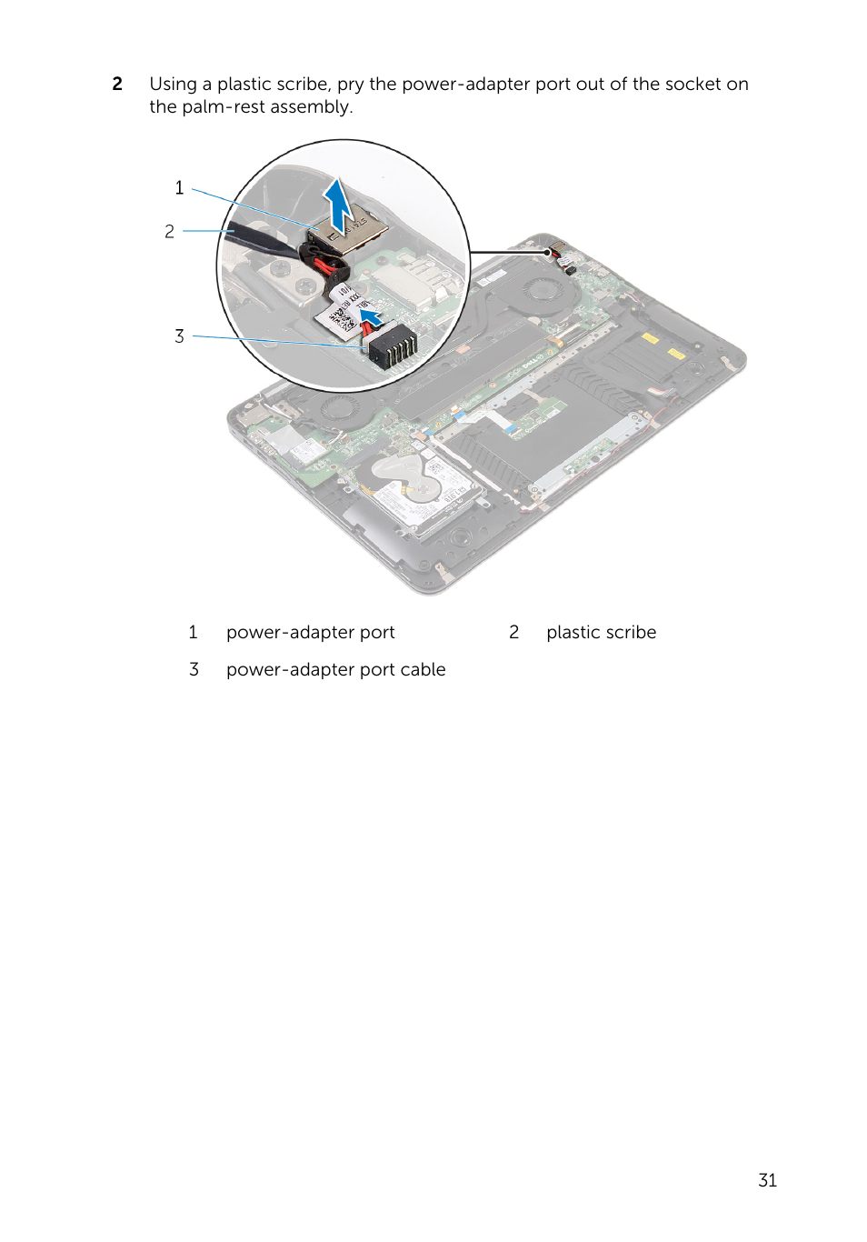 Dell Inspiron 15 (7548, Late 2014) User Manual | Page 31 / 61