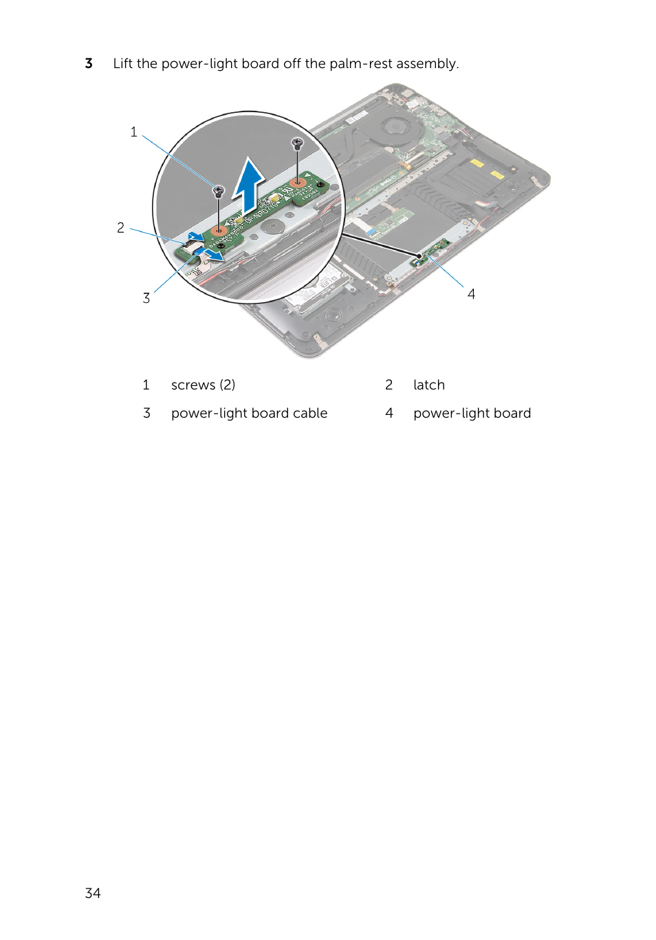 Dell Inspiron 15 (7548, Late 2014) User Manual | Page 34 / 61