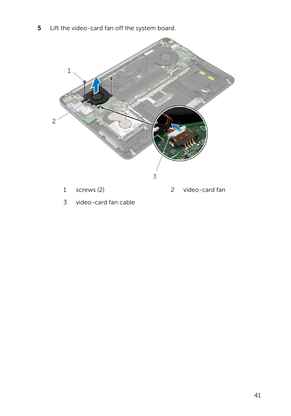 Dell Inspiron 15 (7548, Late 2014) User Manual | Page 41 / 61