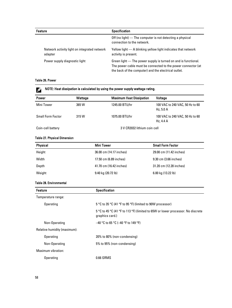 Dell OptiPlex XE2 (Mid 2013) User Manual | Page 58 / 61