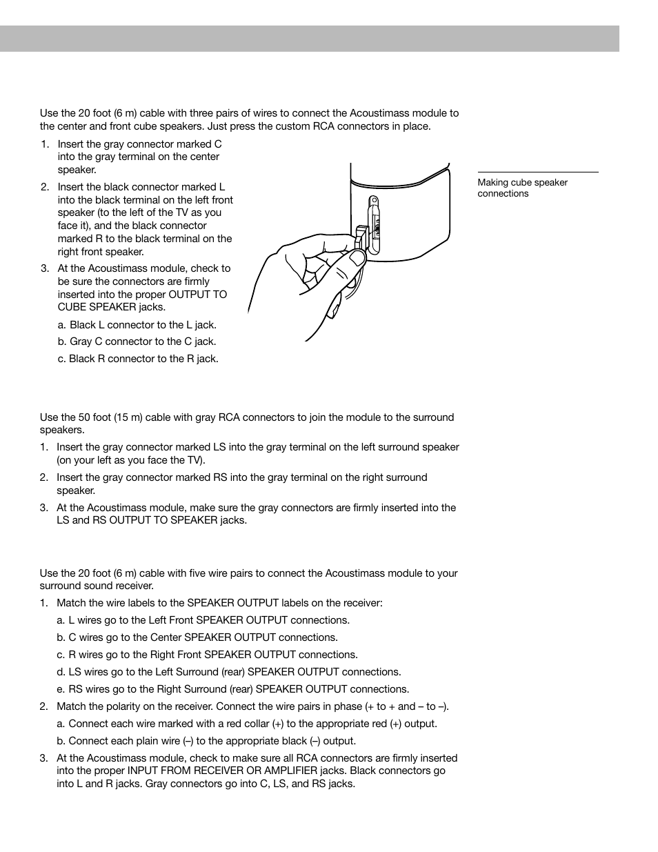 Bose Acoustimass - 10 User Manual | Page 9 / 18