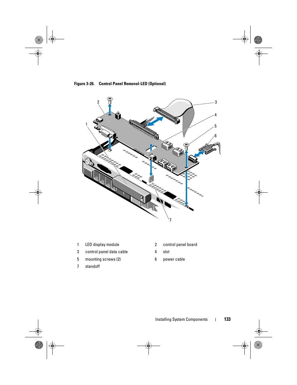 Or led control panel see figure 3-26 | Dell PowerVault NX300 User Manual | Page 133 / 192