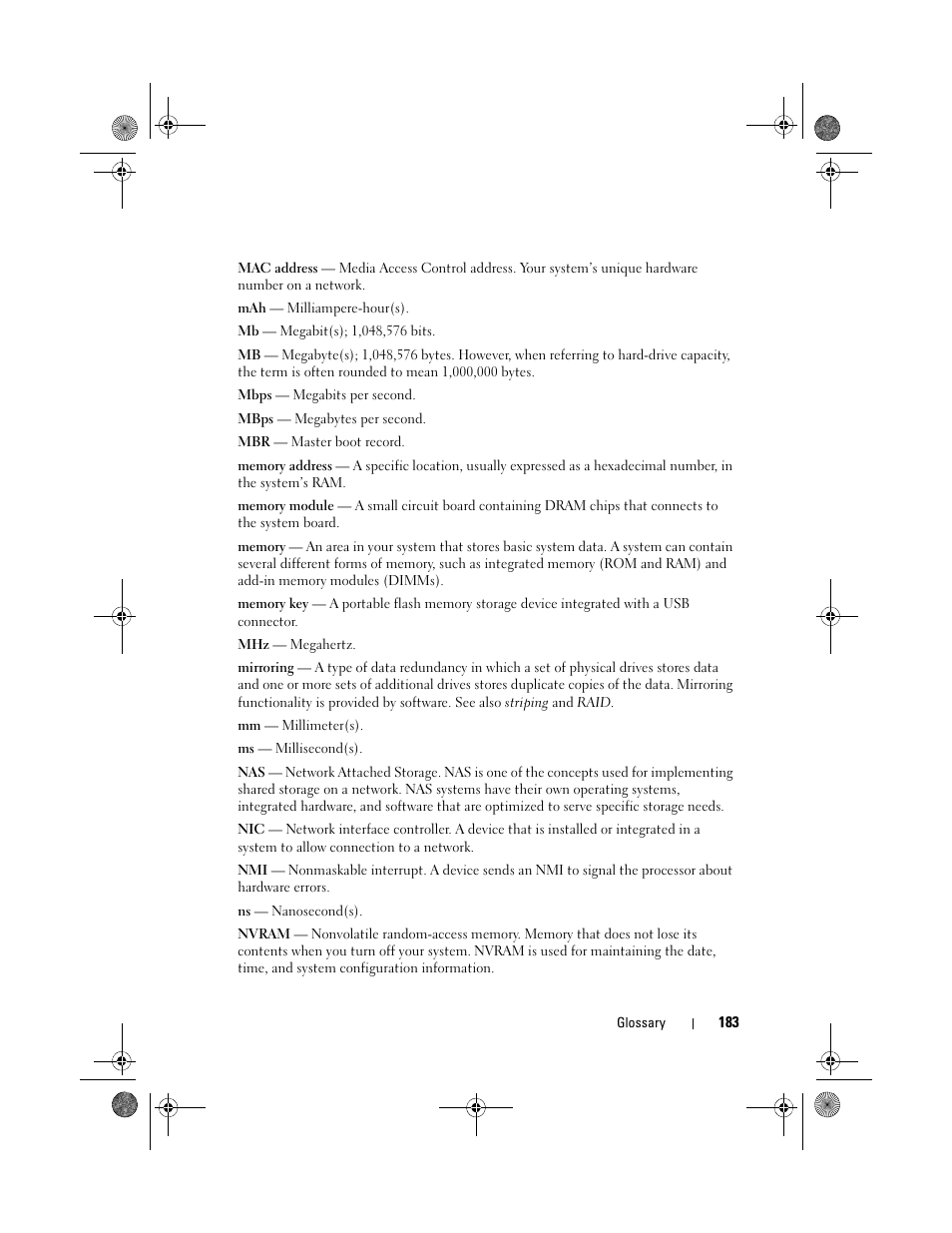 Dell PowerVault NX300 User Manual | Page 181 / 192