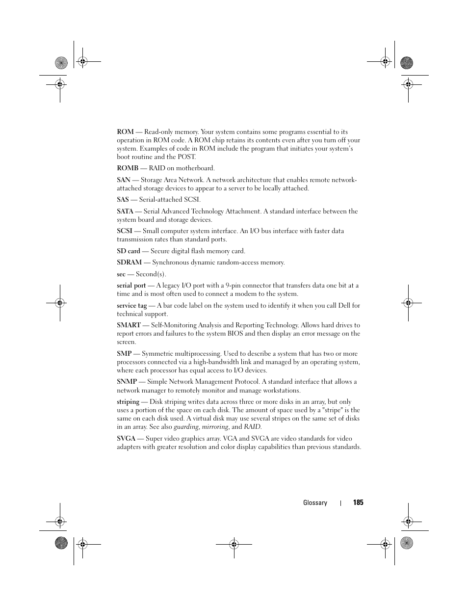 Dell PowerVault NX300 User Manual | Page 183 / 192