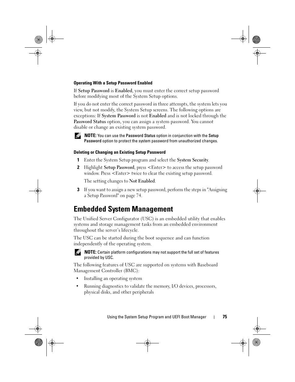 Embedded system management | Dell PowerVault NX300 User Manual | Page 75 / 192