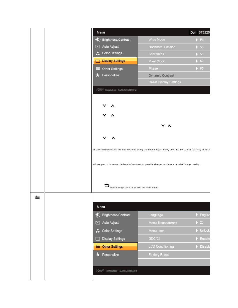 Dell ST2220 Monitor User Manual | Page 16 / 29