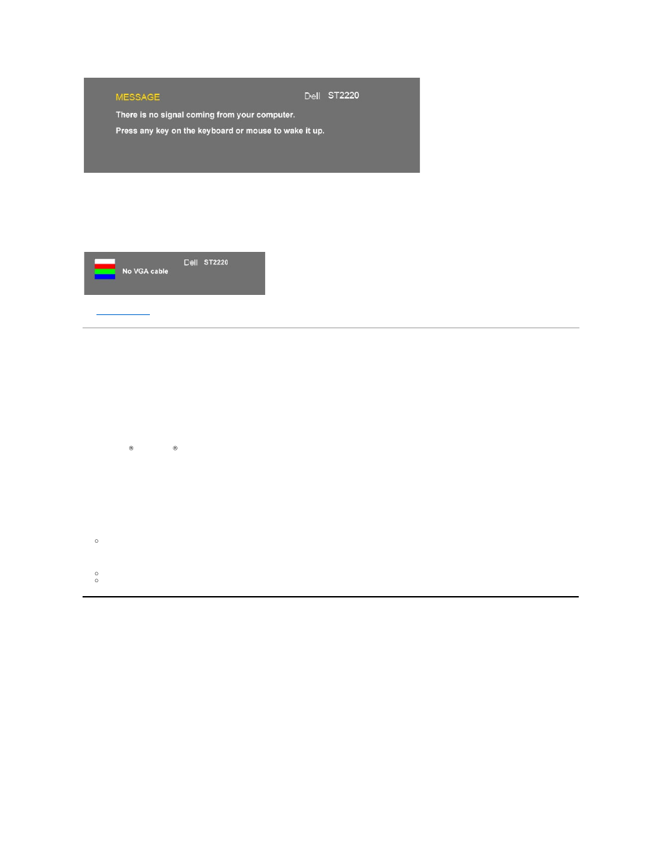 Setting the maximum resolution, Using the dell soundbar (optional) | Dell ST2220 Monitor User Manual | Page 19 / 29