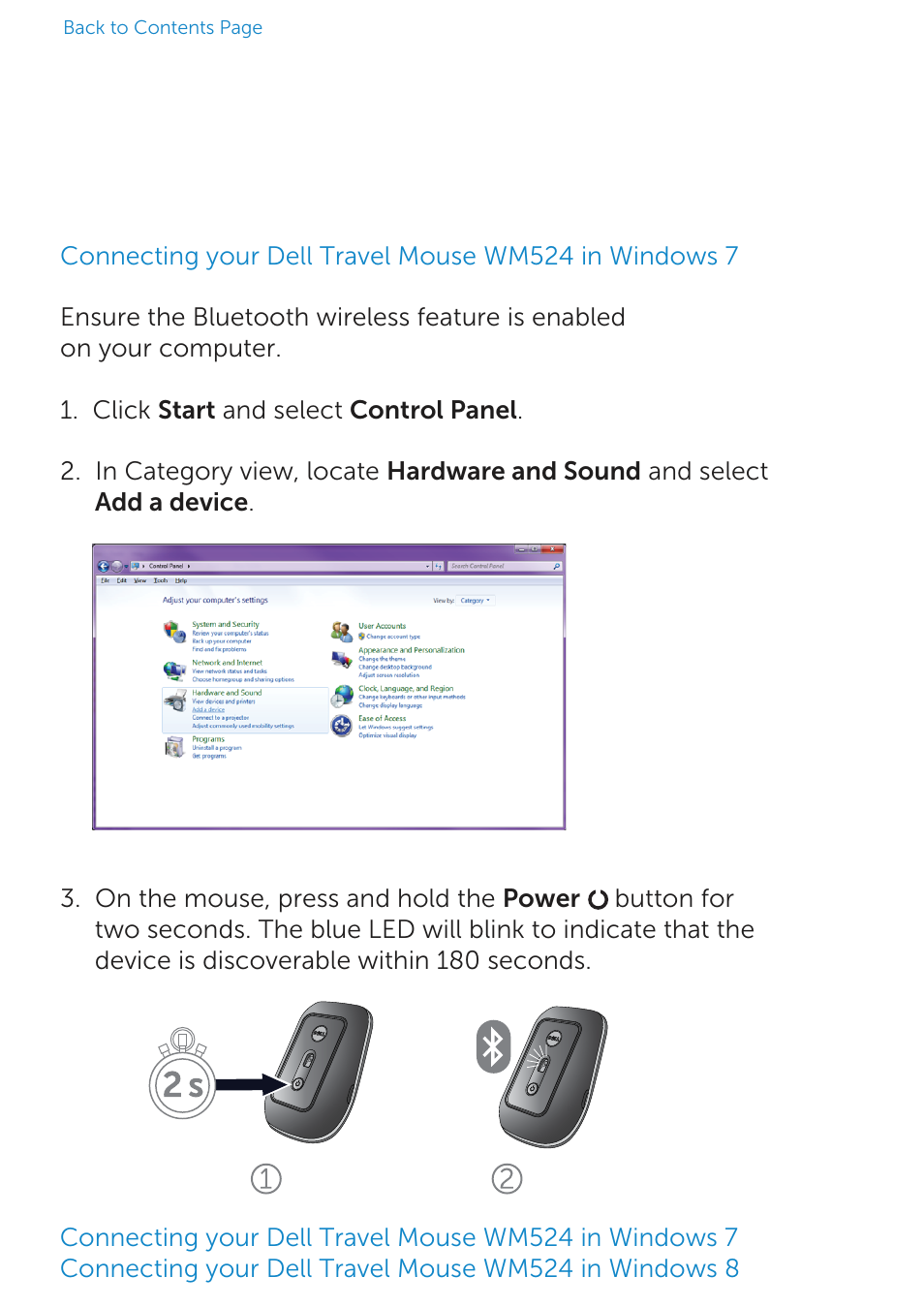 Dell Travel Mouse WM524 User Manual | Page 6 / 20