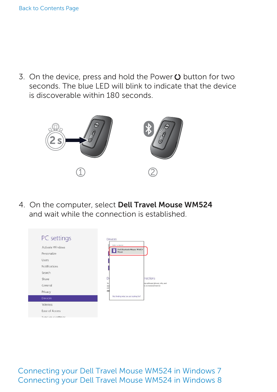Dell Travel Mouse WM524 User Manual | Page 9 / 20