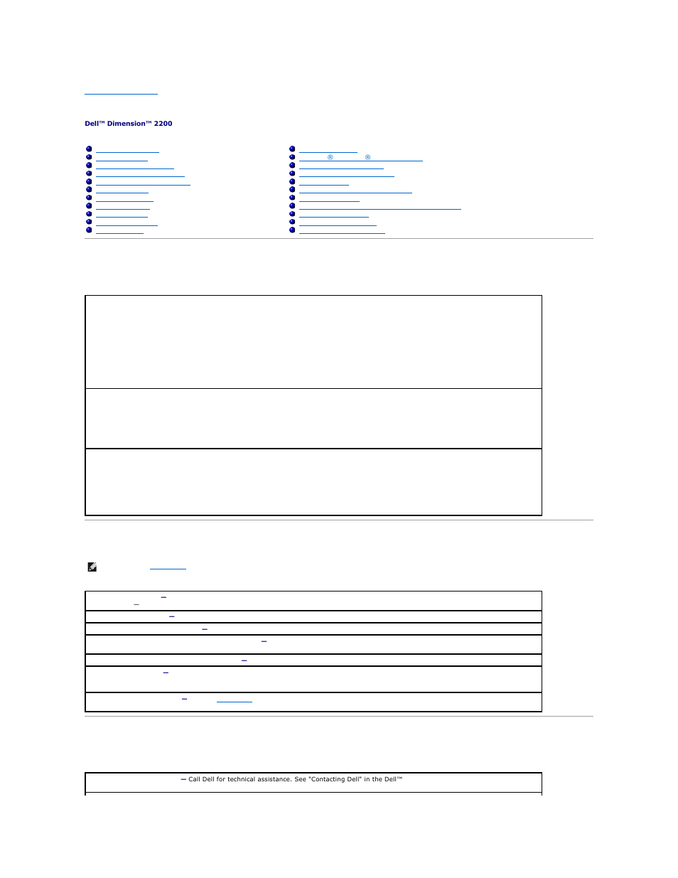 Solving problems, Accessing help files, Power problems | Start-up error messages | Dell Dimension 2200 User Manual | Page 25 / 49