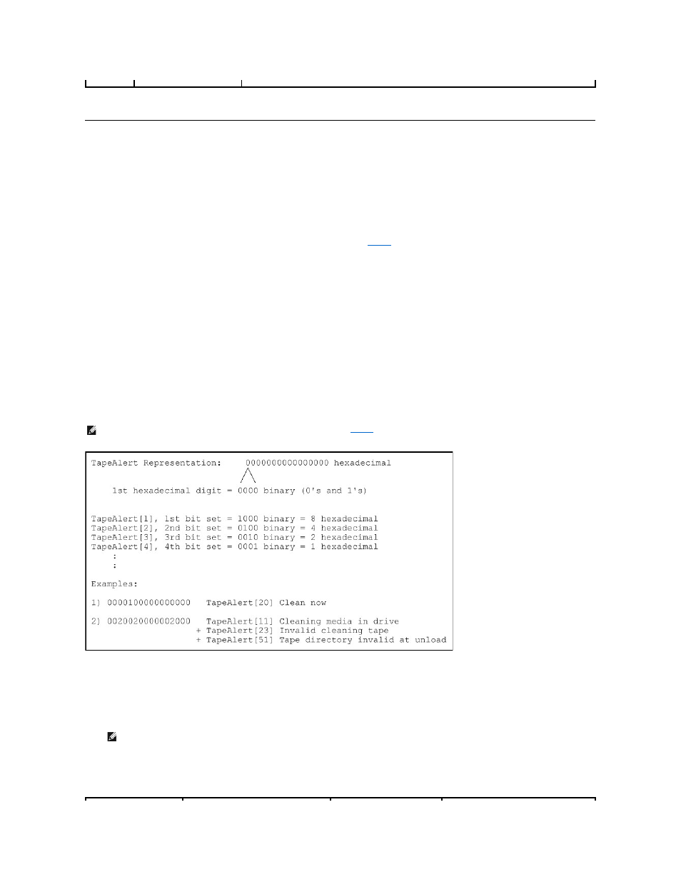 Tapealert logs, Tapealerts can be found in, Table 3 | For recommended actions | Dell PowerVault LTO3-060 User Manual | Page 59 / 64