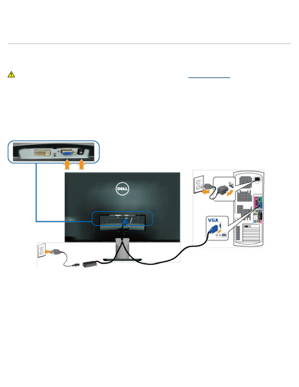 Connecting your monitor | Dell S2340M Monitor User Manual | Page 12 / 28