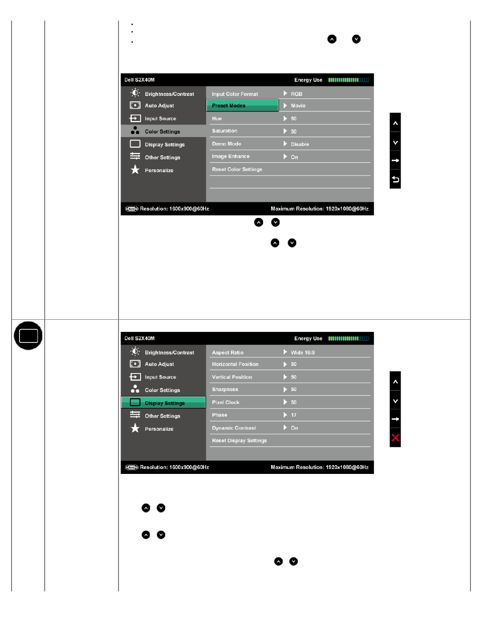 Dell S2340M Monitor User Manual | Page 19 / 28