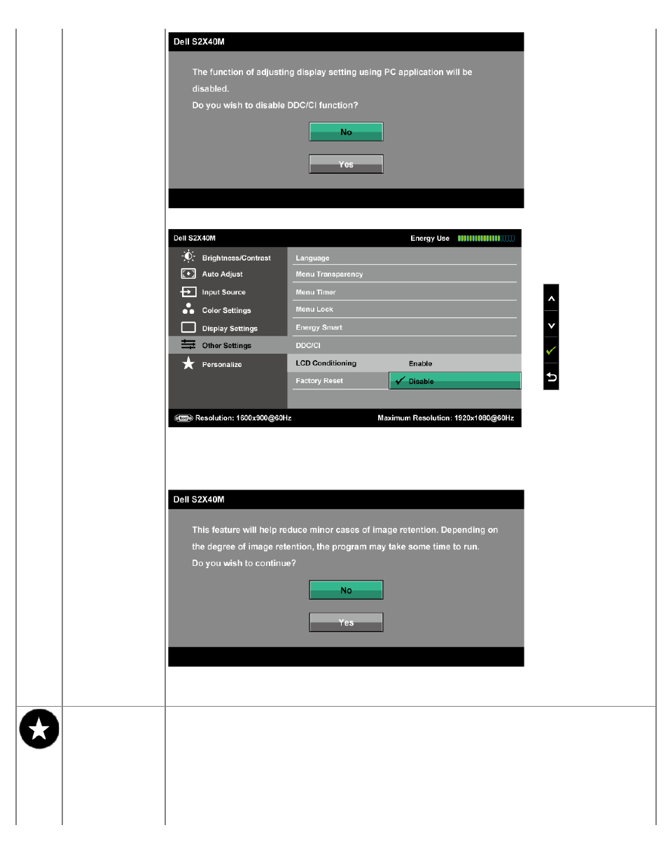Dell S2340M Monitor User Manual | Page 21 / 28