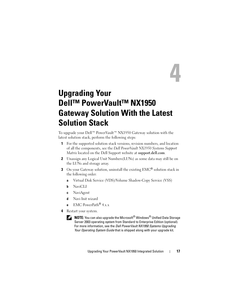 Dell PowerVault NX1950 User Manual | Page 17 / 18