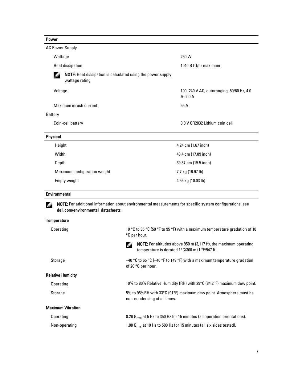 Dell PowerEdge R220 User Manual | Page 7 / 9