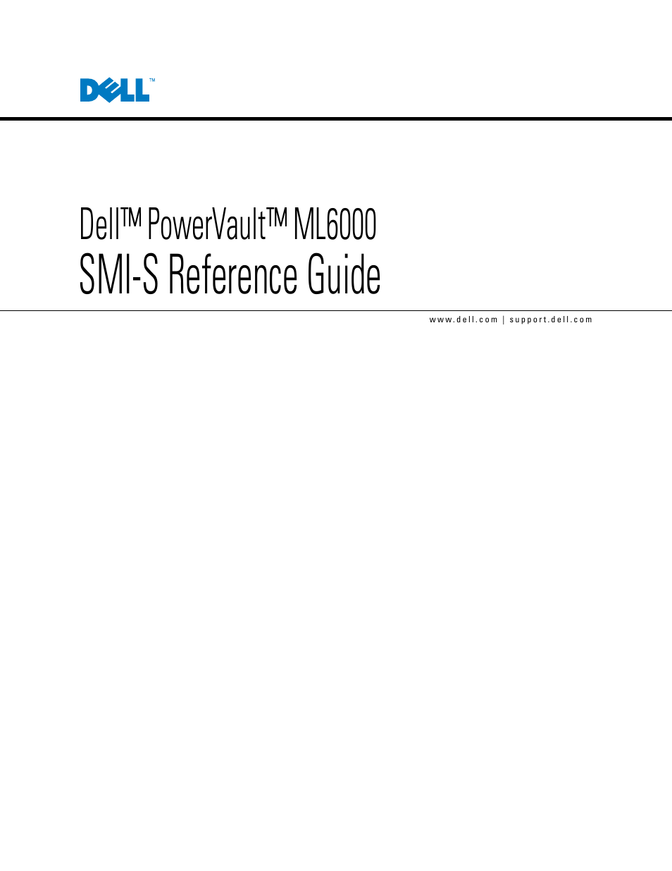 Dell PowerVault ML6000 User Manual | 94 pages