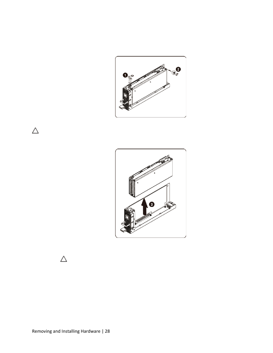 Removing the 5110p card | Dell PowerEdge C410x User Manual | Page 28 / 104