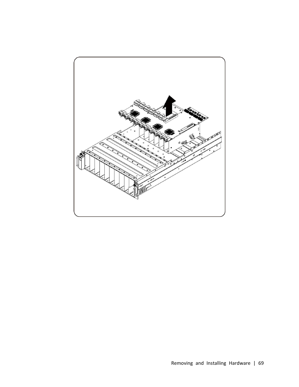 Installing the system middle board | Dell PowerEdge C410x User Manual | Page 69 / 104
