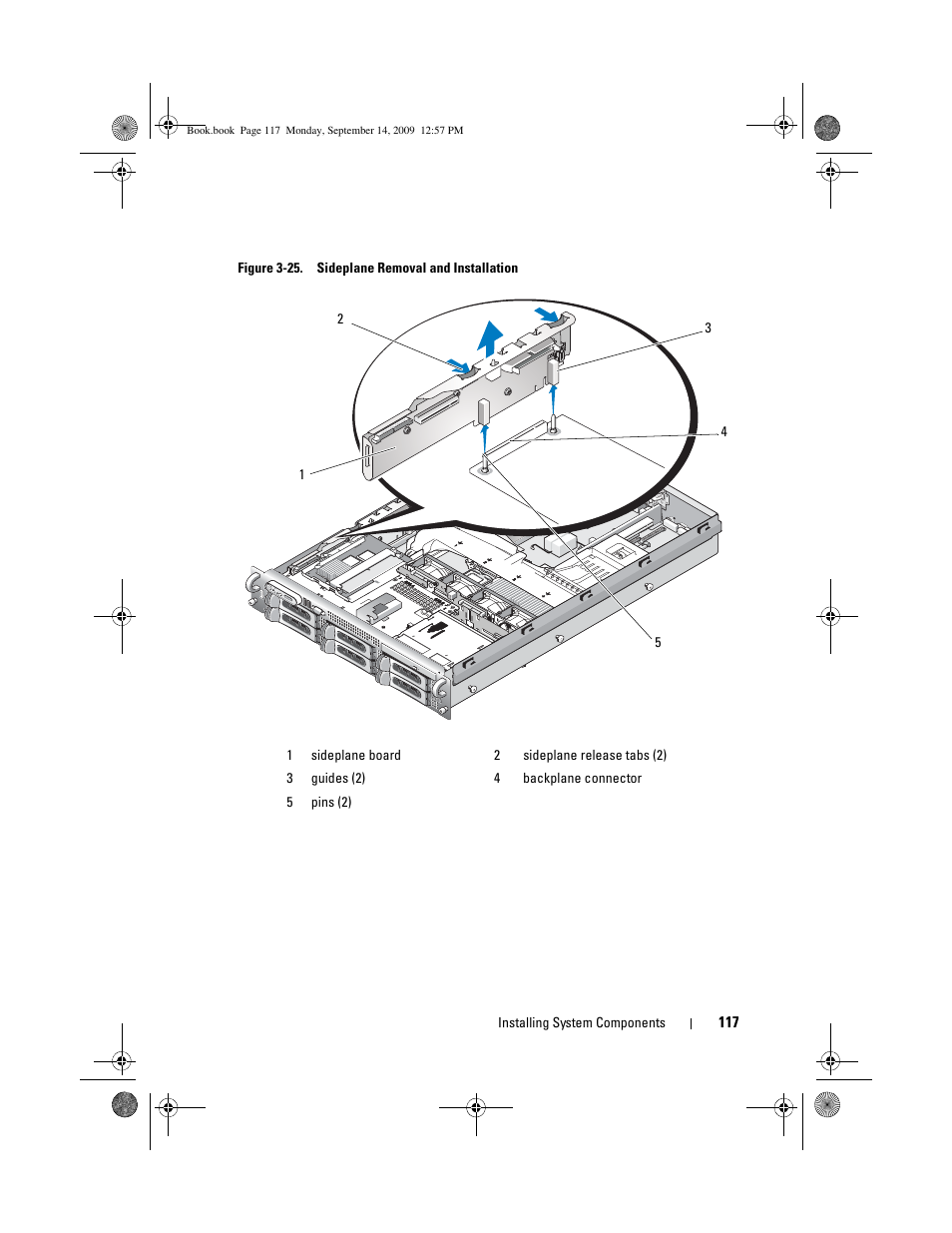 Away from the system. see figure 3-25 | Dell PowerVault DL2000 User Manual | Page 117 / 188