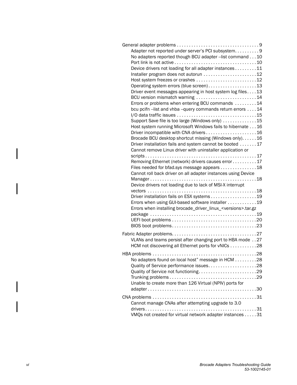 Dell Brocade Adapters User Manual | Page 6 / 172