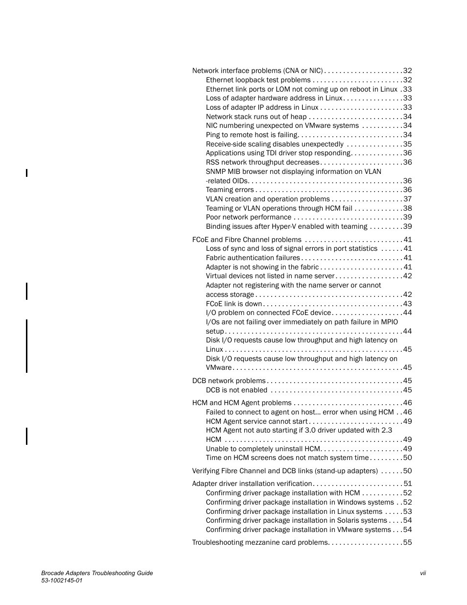 Dell Brocade Adapters User Manual | Page 7 / 172