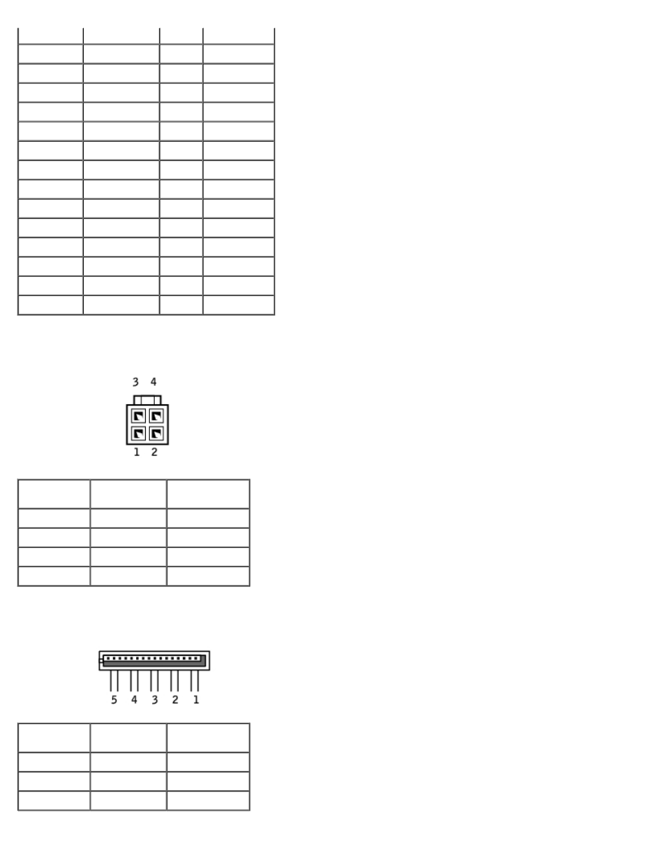 Dc power connector p2, Dc power connect p3 and p5 | Dell XPS 400/Dimension 9150 User Manual | Page 13 / 69