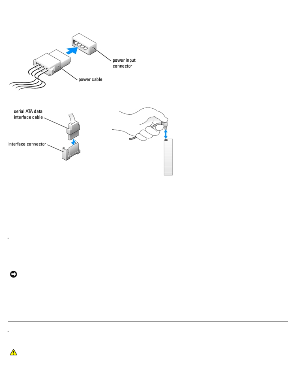 Hard drive, Drive interface connectors | Dell XPS 400/Dimension 9150 User Manual | Page 44 / 69
