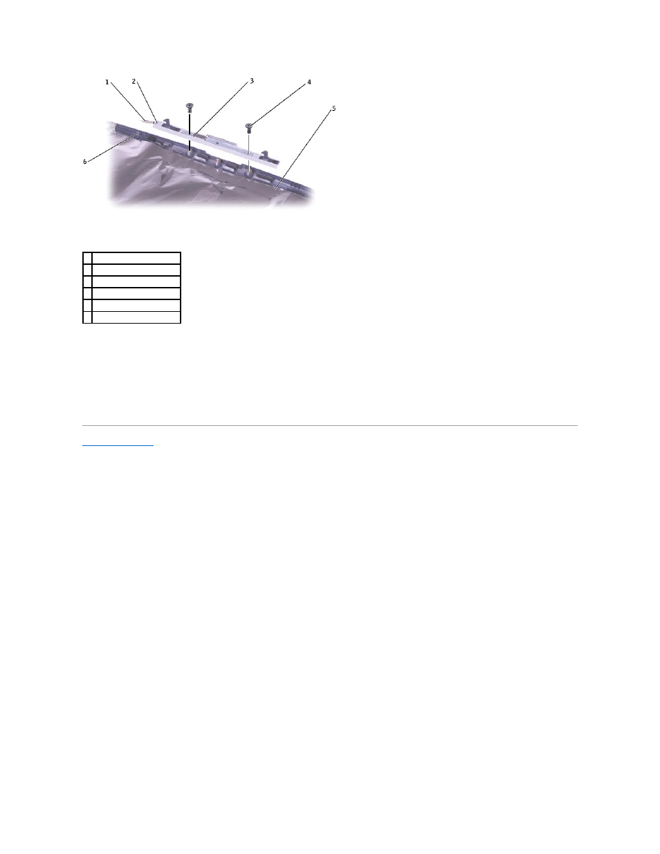 Installing the display latch assembly | Dell Inspiron 1100 User Manual | Page 14 / 40