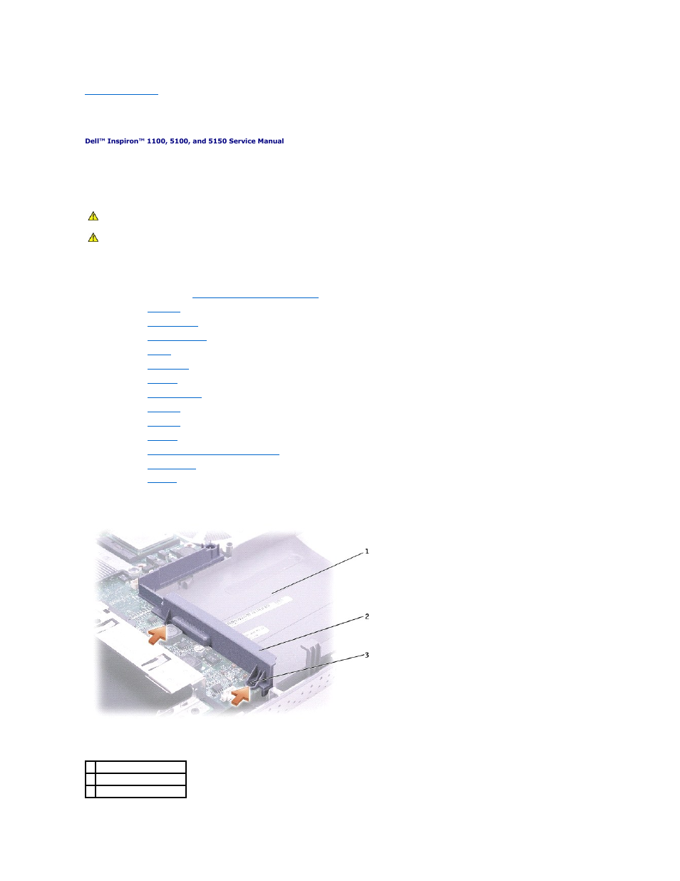 System board, Removing the system board | Dell Inspiron 1100 User Manual | Page 27 / 40