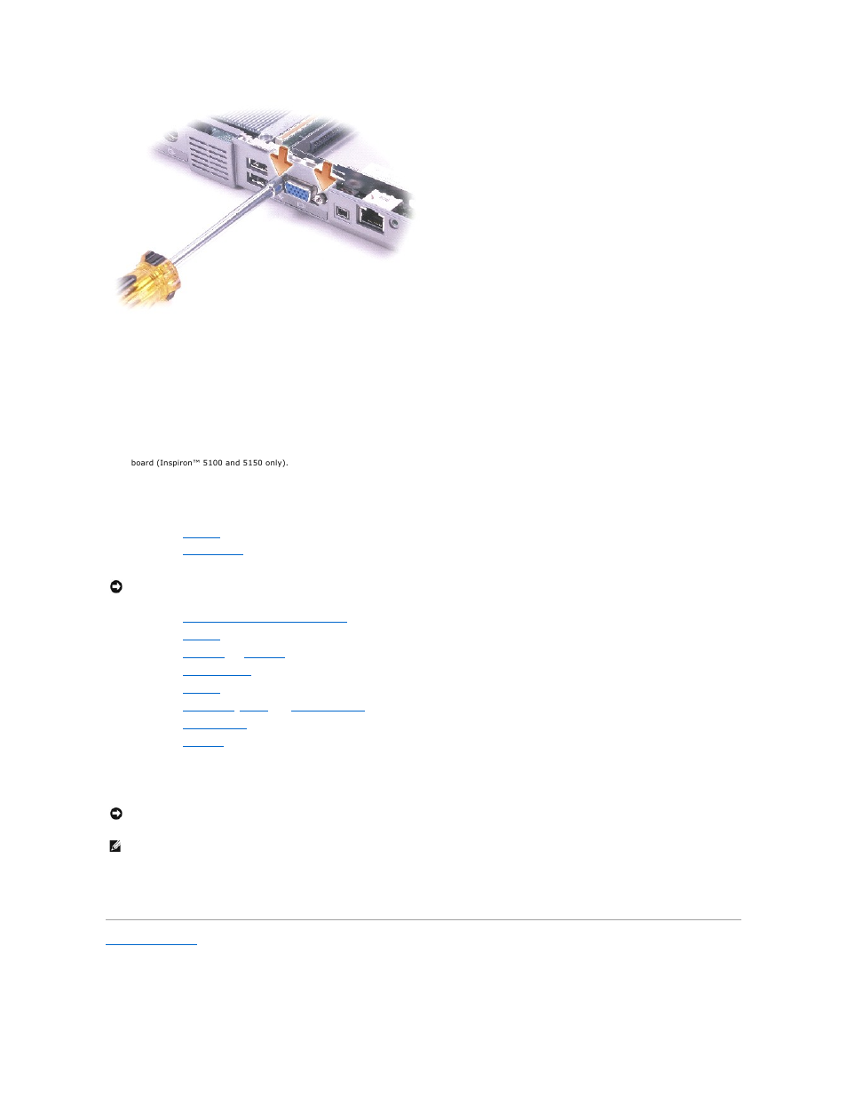 Installing the system board | Dell Inspiron 1100 User Manual | Page 29 / 40