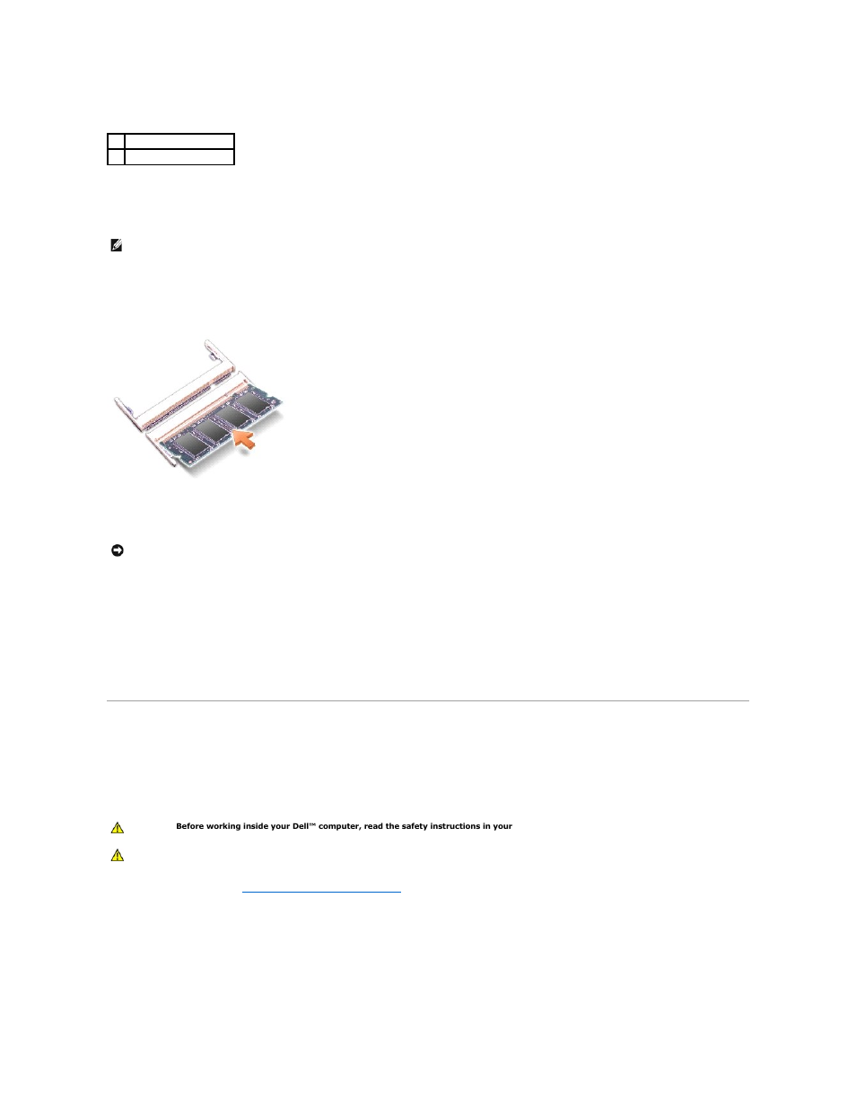 Cd or dvd drive, Removing the cd or dvd drive | Dell Inspiron 1100 User Manual | Page 36 / 40