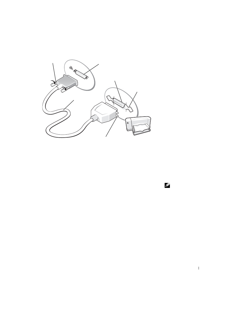 Connecting a usb printer | Dell Inspiron 4150 User Manual | Page 31 / 144