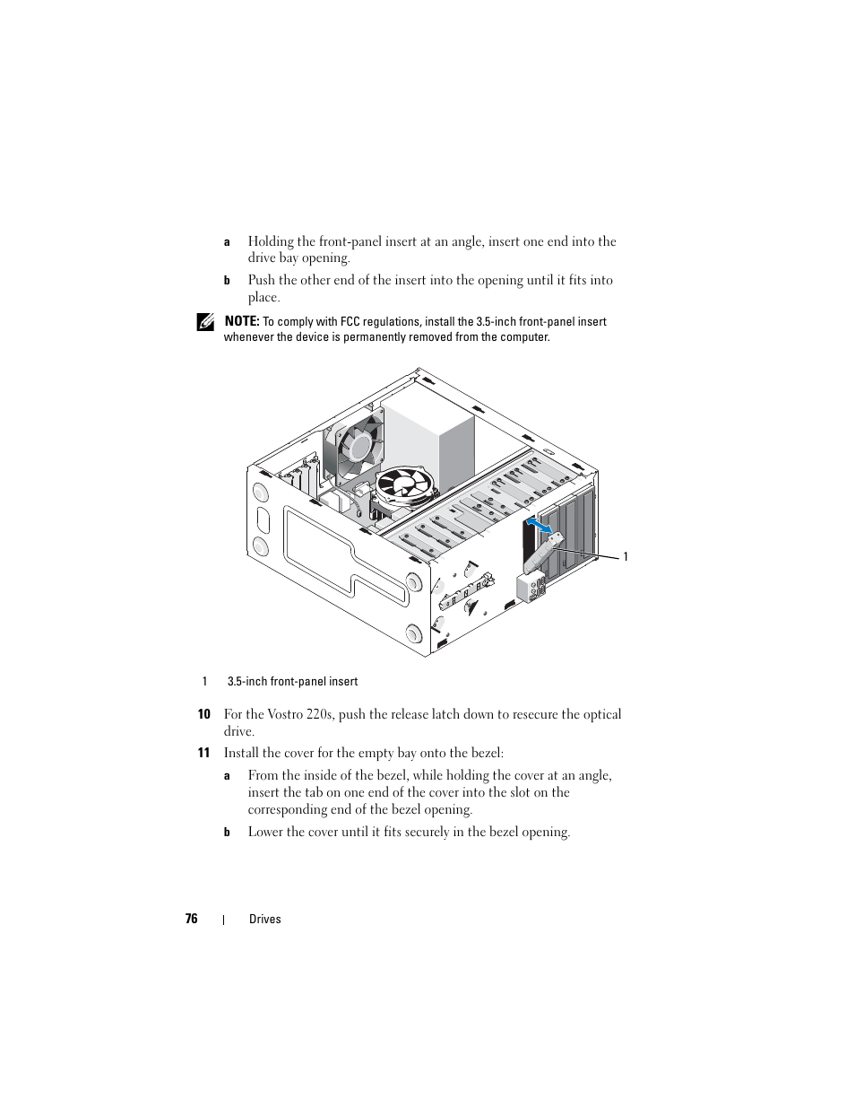 Dell Vostro 220s (Late 2008) User Manual | Page 76 / 138
