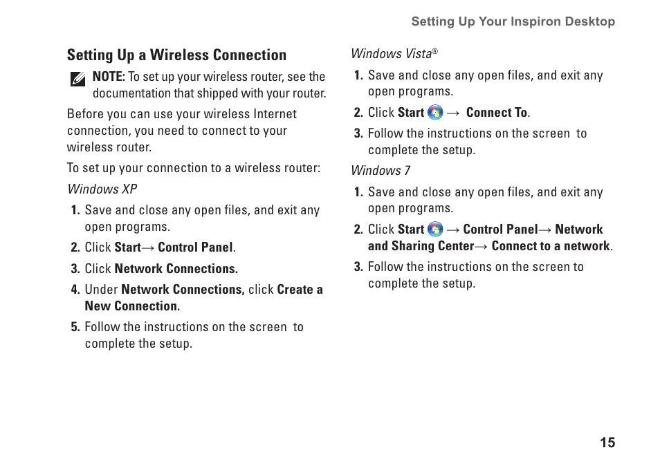 Dell Inspiron Zino HD (400, Late 2009) User Manual | Page 17 / 80