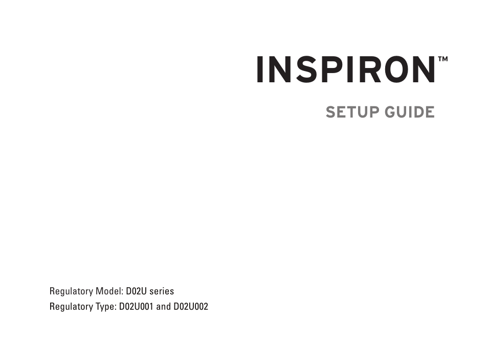 Inspiron | Dell Inspiron Zino HD (400, Late 2009) User Manual | Page 3 / 80