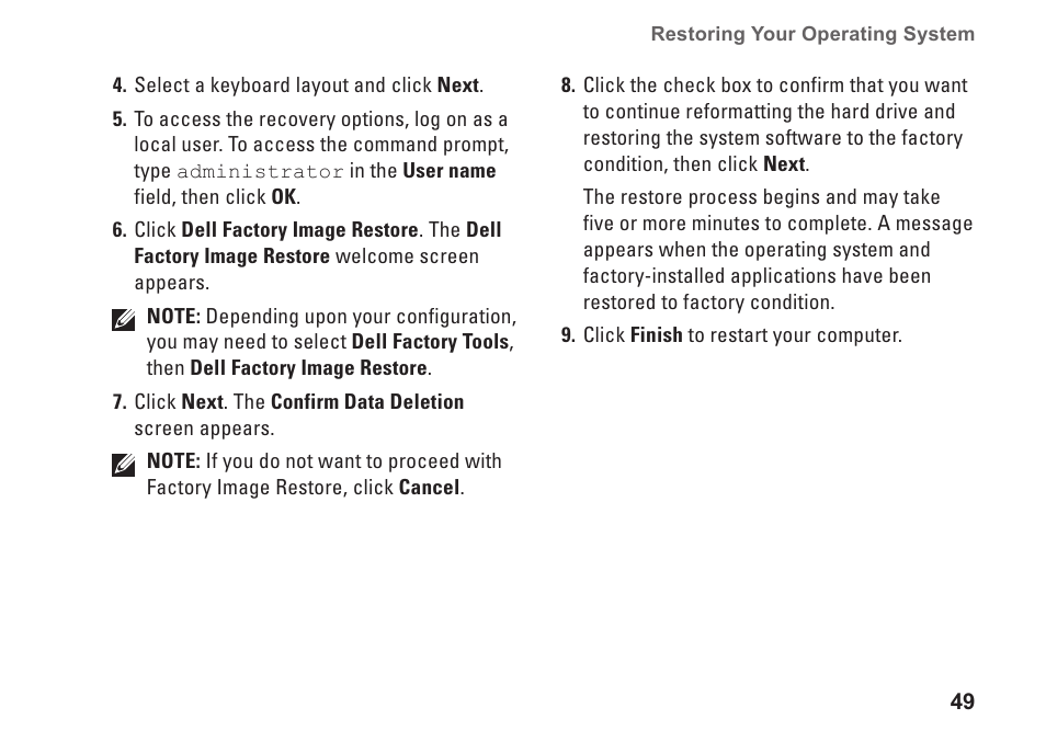Dell Inspiron Zino HD (400, Late 2009) User Manual | Page 51 / 80