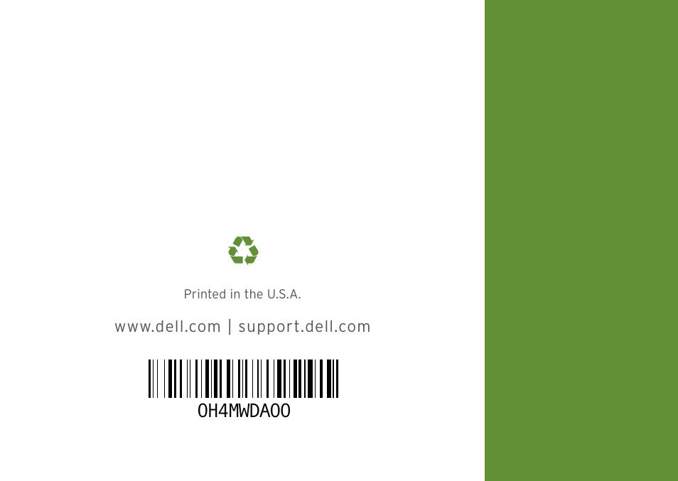 0h4mwda00 | Dell Inspiron Zino HD (400, Late 2009) User Manual | Page 80 / 80