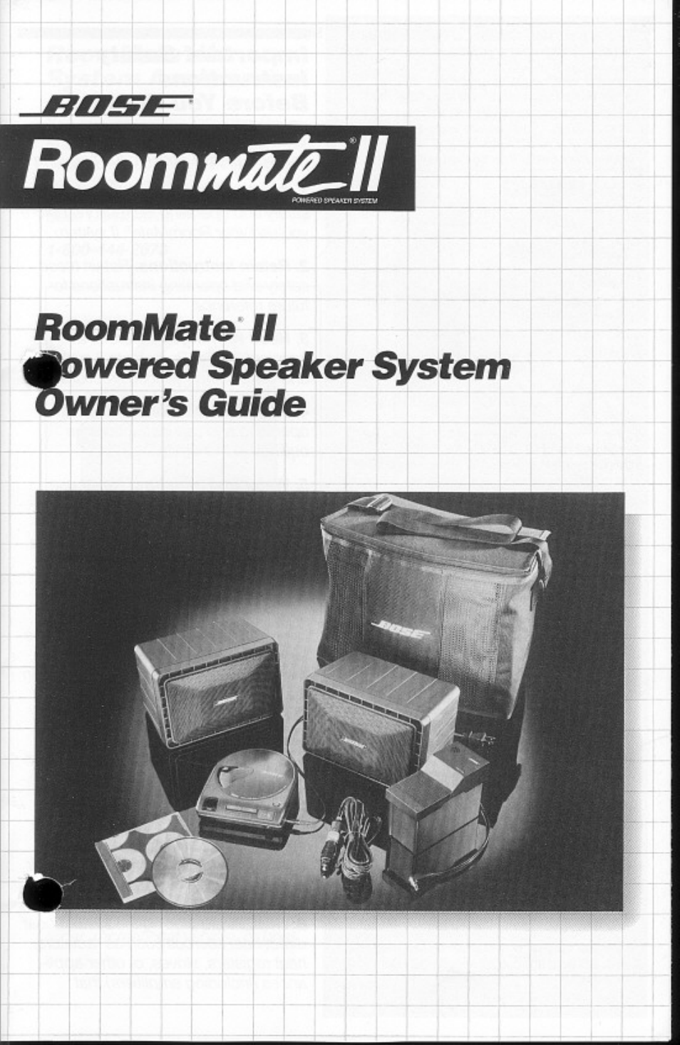 Bose RoomMate II User Manual | 8 pages