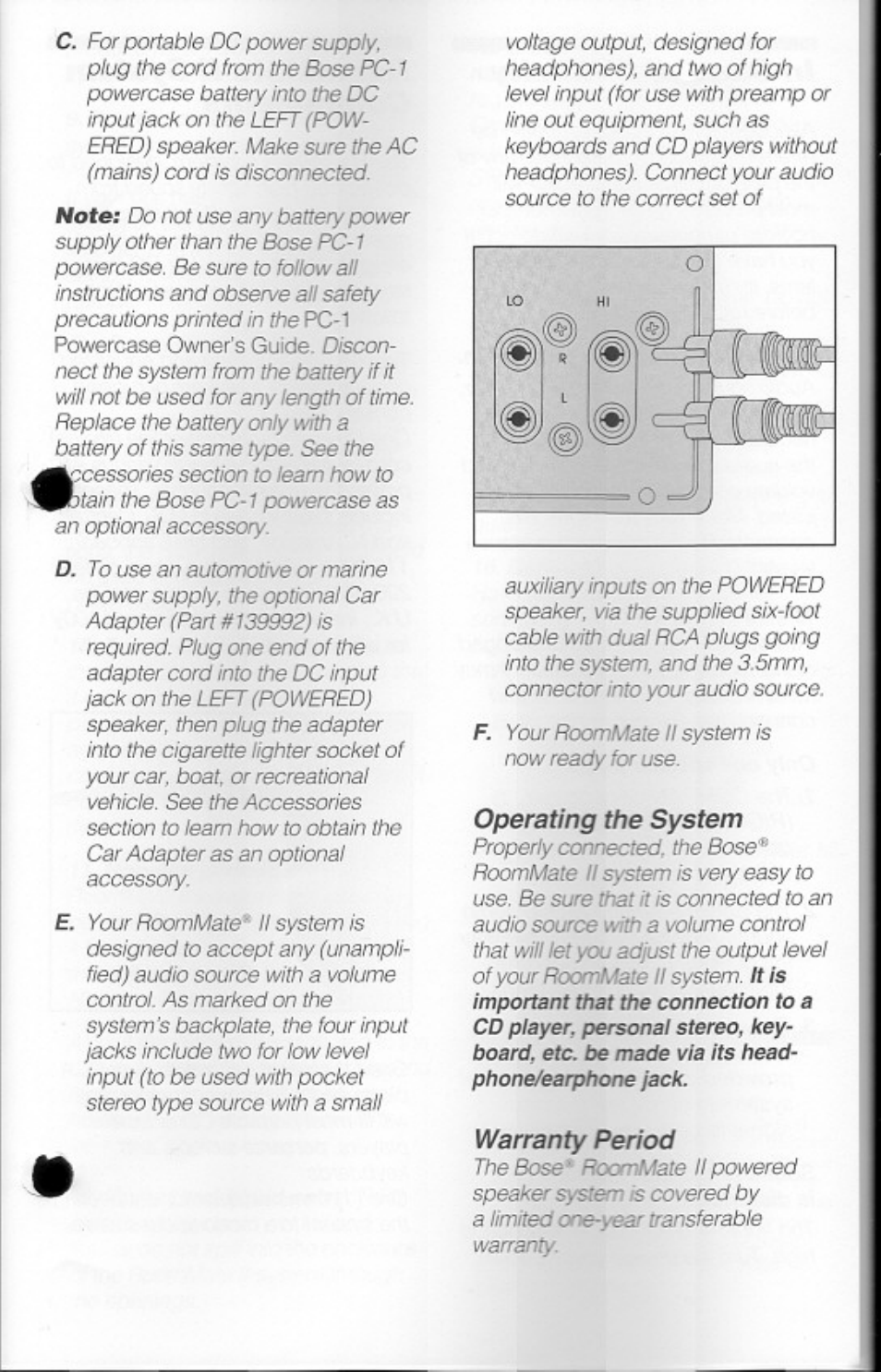 Bose RoomMate II User Manual | Page 5 / 8