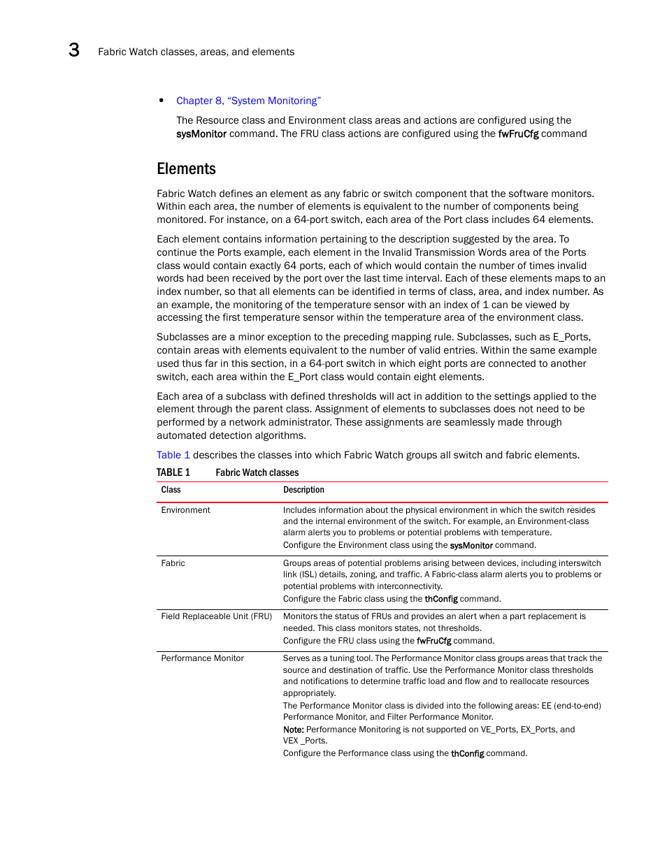 Elements, Table 1 | Dell POWEREDGE M1000E User Manual | Page 40 / 126