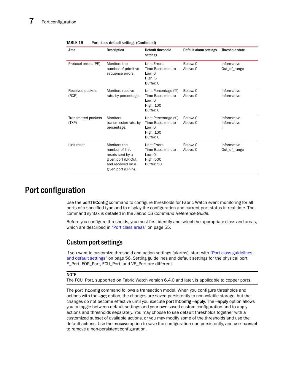 Port configuration, Custom port settings | Dell POWEREDGE M1000E User Manual | Page 78 / 126