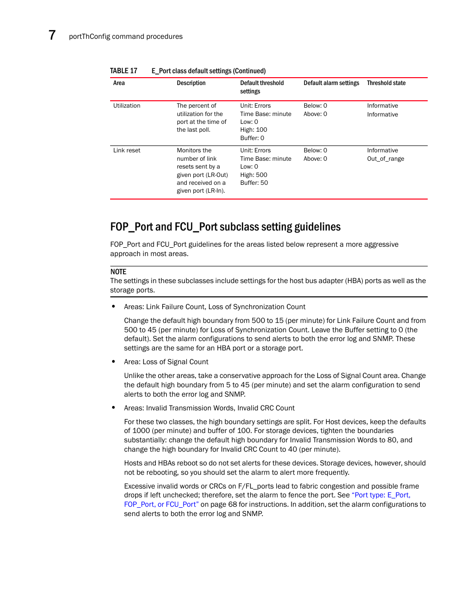 Fop_port and fcu_port subclass setting guidelines | Dell POWEREDGE M1000E User Manual | Page 84 / 126