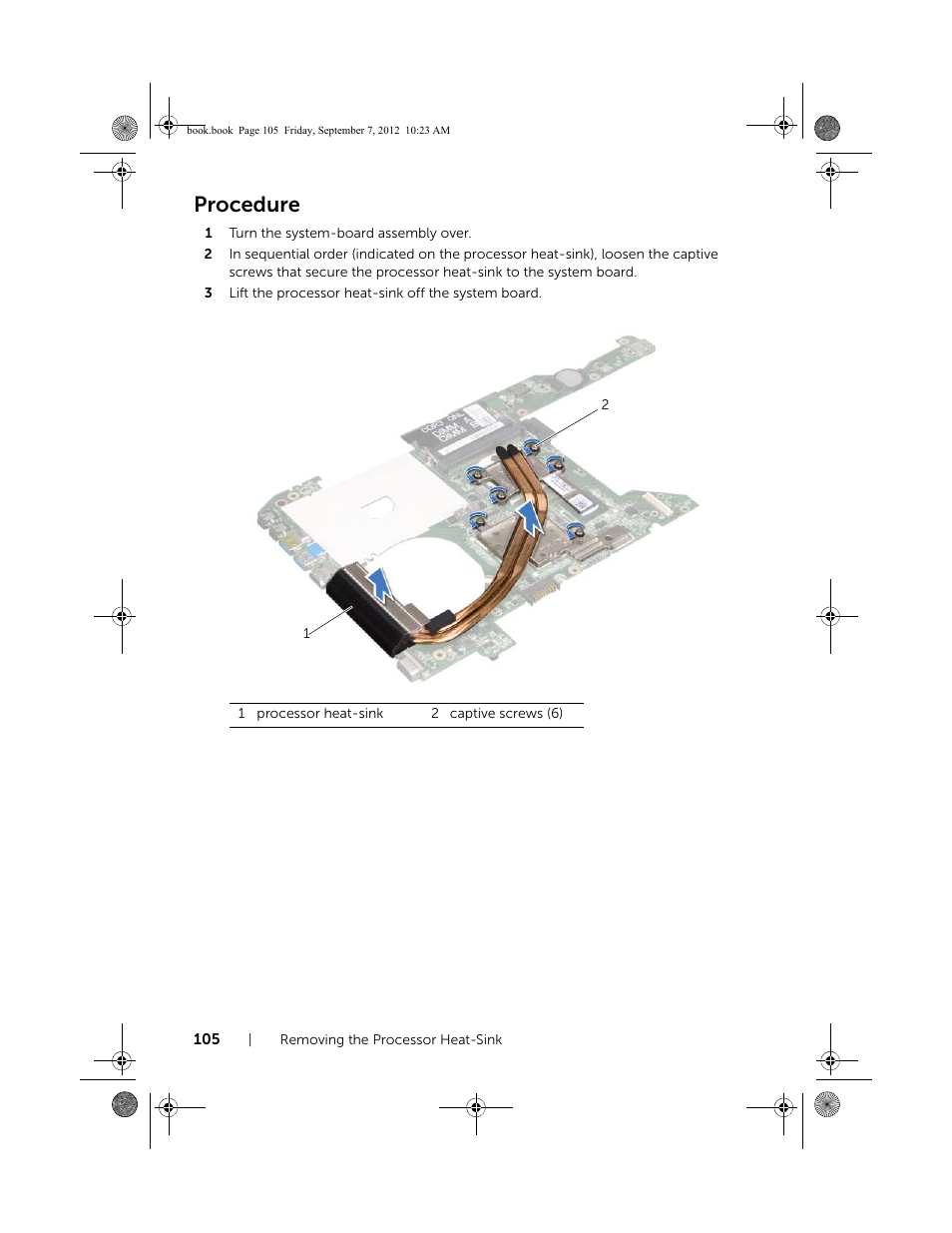 Procedure | Dell Inspiron M421R (Late 2012) User Manual | Page 106 / 110