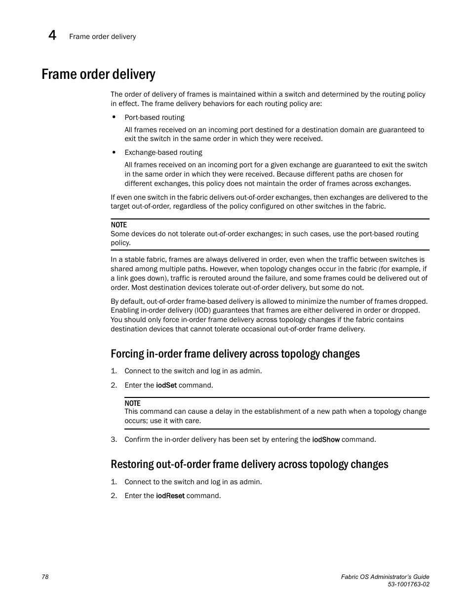 Frame order delivery | Dell POWEREDGE M1000E User Manual | Page 118 / 586