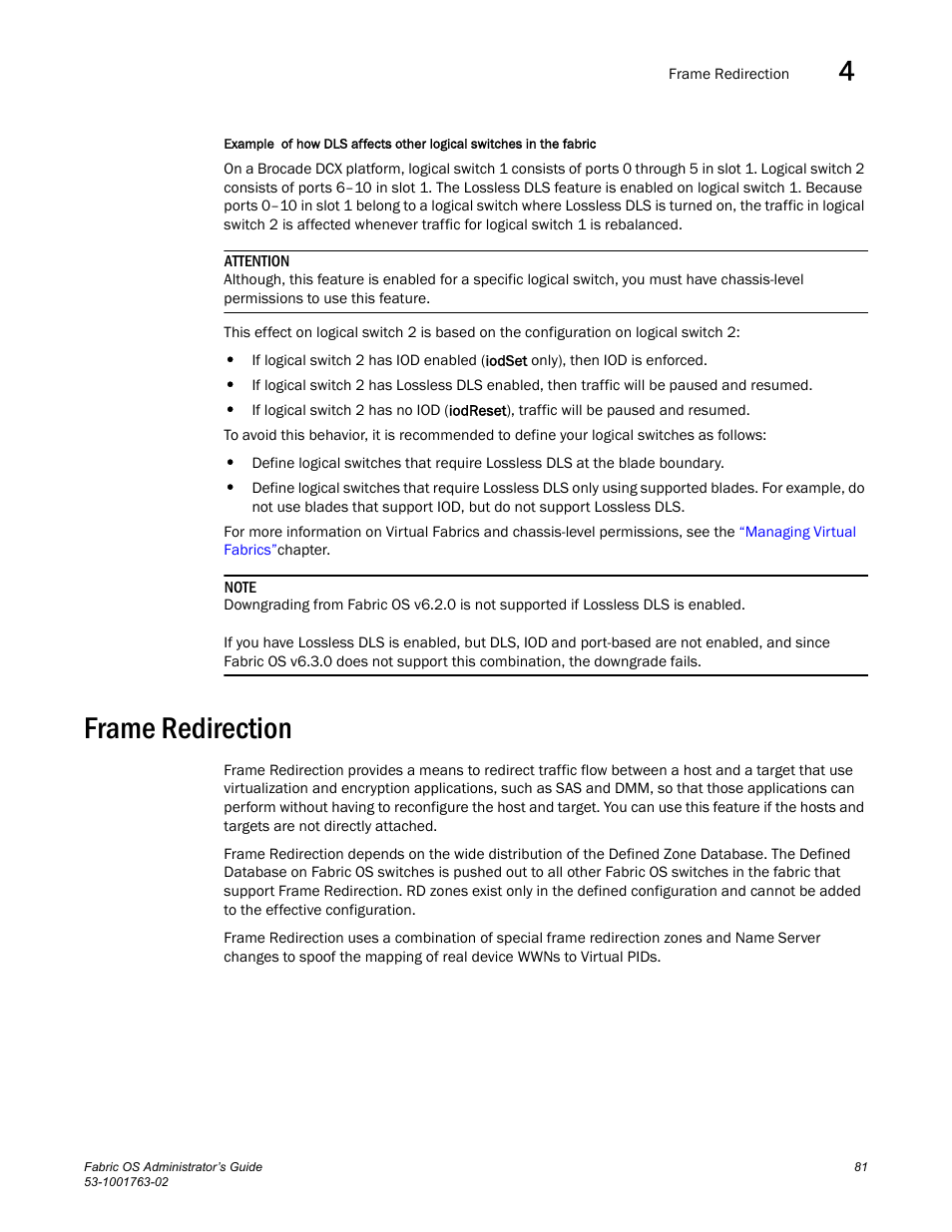 Frame redirection | Dell POWEREDGE M1000E User Manual | Page 121 / 586