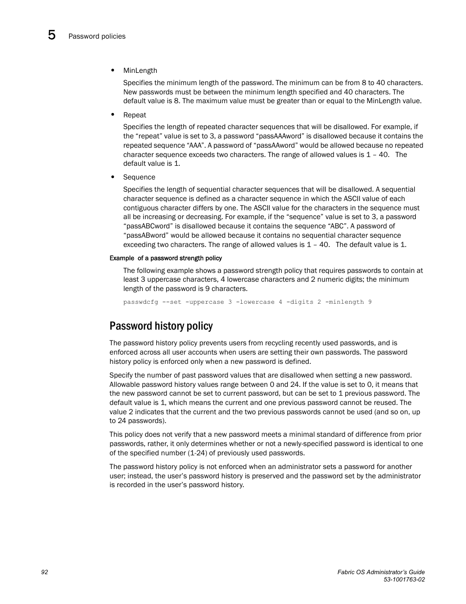Password history policy | Dell POWEREDGE M1000E User Manual | Page 132 / 586